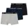 Nkmboxer Noos Unterhose Black/Pack w Grey Mel Dark Sapp 116 116