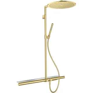 Hansgrohe Axor Showerpipe mit Thermostat 800 Brushed Brass 27984950