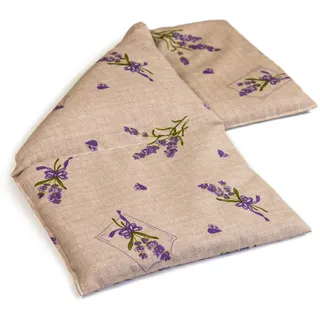 GIRAFFENLAND Leinsamenkissen 20x50cm groß 3-Kammer Landhausstil Romantik - Wärmekissen, Körnerkissen - Landhausstil Romantik