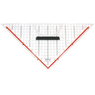 RUMOLD Geometrie-Dreieck 32,5 cm transparent