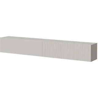 Mirjan24 Capital TV-Lowboard 200x31x30 cm Beige PVC/MDF/Melamin/Holzwerkstoff