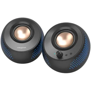 Creative Labs Pebble X - Lautsprecher - für PC - 2.0-Kanal - kabellos - Bluetooth 15 W