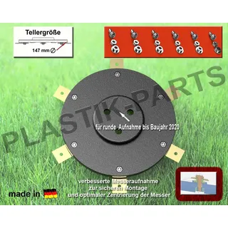 Plastik Parts Mährobotermesser Messerscheibe 6 Klingen Messerteller Landxcape LX790 LX791 LX792 LX835