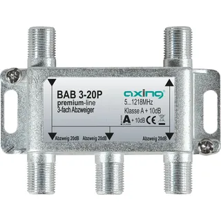 Axing BAB 3-20P Kabel-TV Abzweiger 3-fach 5 - 1218MHz