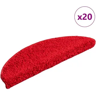 vidaXL Stufenmatte 56 x 17 cm Rot