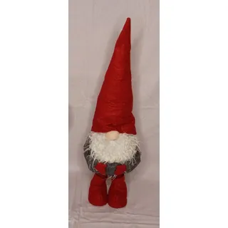 Weihnachtswichtel rot Teleskopbeine 39-84 cm Wichtel Gnom Zwerg Deko Weihnachten