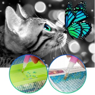 MT MALATEC Malen nach Zahlen 5d Diamond Painting Katze (Packung), Hochwertiger Artikel
