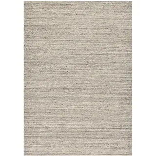 THEKO Pure UNI Handwebteppich 250 x 300 cm Grau