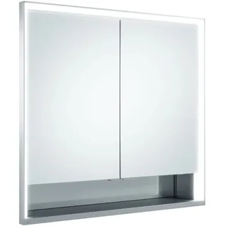Keuco Royal Lumos Wandeinbau 80 cm silber eloxiert offenes Fach
