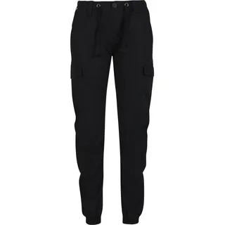 Cargohose BRANDIT "Brandit Brandit Women Melina Pants", Damen, Gr. M, US-Größen, schwarz, 98% Baumwolle, 2% Elasthan, unifarben, loose fit, Hosen Cargohose