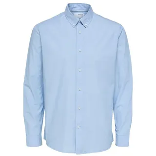 SELECTED HOMME Langarmhemd blau M