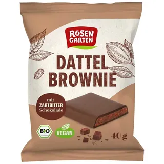Rosengarten Dattel Brownie Zartbitter 40 g