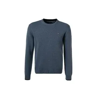 NAPAPIJRI Herren Pullover blau Wolle unifarben, blau, Herbst/Winter 2023/2024