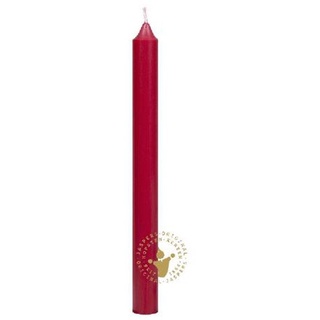 Jaspers Kerzen Formkerze Leuchterkerzen durchgefärbt Bordeaux Ø 22 x 250