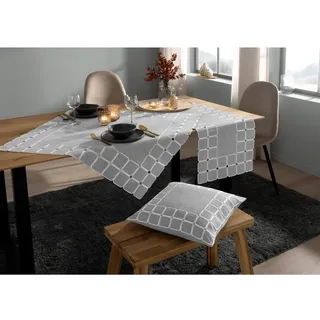 Raebel OHG Tischläufer 40 x 140 cm Grau