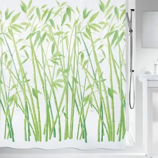 Spirella Duschvorhang Bambus 180 x 180 cm grün