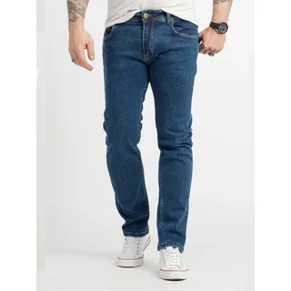 Rock Creek Regular Fit Stonewashed Blau 32/34