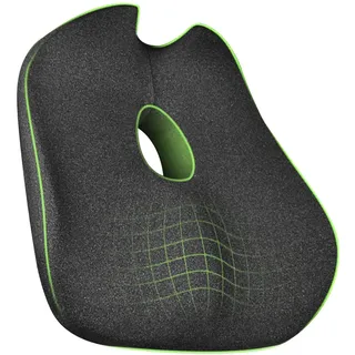 Carehabi Sitzkissen Orthopädisch, orthopädisches sitzkissen, Steißbein-Sitzkissen, Steißbein-Entlastung mit Abnehmbarem Deckel für Auto, Sofa, Büro und Rollstuhl