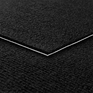 Livelynine Teppichfliesen Selbstklebend Schwarz 16 Teppichfliesen Bodenbelag für Büro Gewerbe Haus 30x30CM Rutschfest Teppichfliese für Schlafzimmer Flur Esszimmer Treppenstufen Teppich Quadratisch