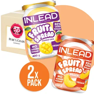 INLEAD Fruit Spread, 400 g Dose, Peach