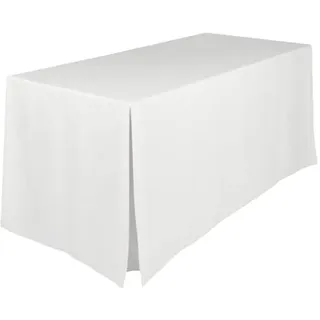 Gastro Uzal Konferenz Tischhusse Hamburg (Weiß, 180 x 80 cm)