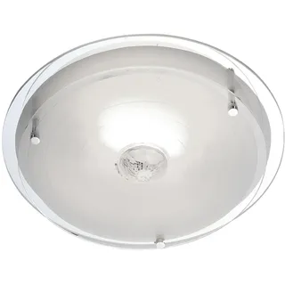 GLOBO Chrom Deckenleuchte 1 E27 rund