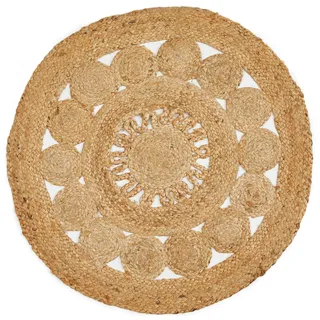 -luxor- living Balo Juteteppich Ø 60 cm Beige
