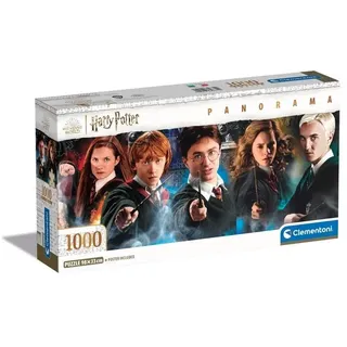 Clementoni® Puzzle 1000 Teile Puzzle Panorama Harry Potter Compact - Harry Potter, Puzzleteile