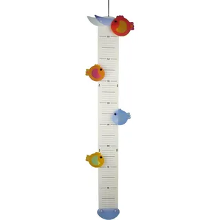 Niermann Standby Niermann Stand By, Babyerinnerungen, Niermann Fische Messlatte Natur, Multicolor Made in Germany, 70-150cm, Design
