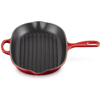 Le Creuset Signature Grillpfanne 26 cm oval kirschrot