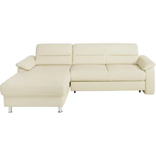 sit&more Ecksofa »Ascara L-Form«, inklusive Boxspring/Federkern-Polsterung, wahlweise mit Bettfunktion