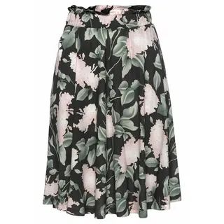 Buffalo Sommerrock Damen Bedruckt Rosa/Schwarz 46
