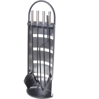 Aqbau® Kaminbesteck 4 tlg.  Kamingarnitur Edelstahl Kaminzubehör | Kamin Besteck