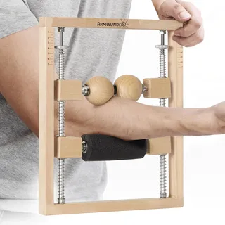 Professionelles Unterarmmassagegerät und Roller - Tennisarm, Golferarm, Sehnenentzündung, Karpaltunnel, Handgelenk, Hand, Triggerpunkt, aktive und myofasziale Entspannung