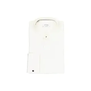 ETON Herren Smokinghemd weiß Baumwolle, weiß, NOS