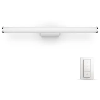 Philips Hue Adore - Intelligente LED-Badleuchte mit Fernbedienung, Weiß Applikation Pequeño weiß