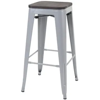 Proregal Barhocker 42 x 76 x 42 cm Grau