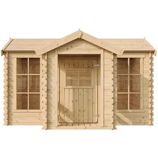 TIMBELA Spielhaus M520 Beige Holz