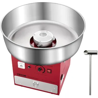 Uimoso Kommerzielle Zuckerwattemaschine Zuckerwattegeräte für Partys 1000W Rot