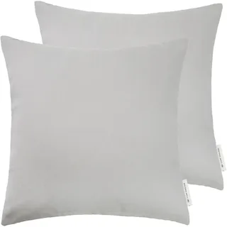 Tom Tailor Kissenbezug Dove 50 x 50 cm Grau