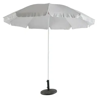 Sunfun Balkonschirm rund Provence II  (Lichtgrau, Durchmesser Bespannung: 250 cm)
