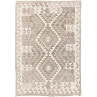 Nain Trading Orientteppich Kelim Afghan Heritage 123x177 Handgewebter Orientteppich, rechteckig, Höhe: 5 mm beige