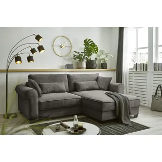 Uno Eckcouch Polyester 2-Sitzer Braun