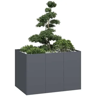 vidaXL Pflanzgefäß 120 x 80 x 80 cm Anthrazit