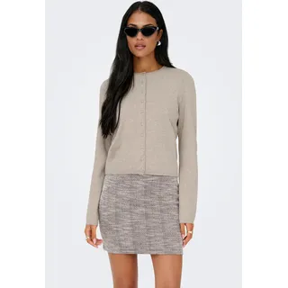 Only Onlloyal Life LS O-Neck Button Cardi KNT Beige M