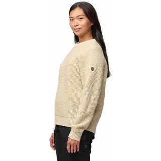Fjällräven Övik Waffle Knit Sweatshirt Beige M