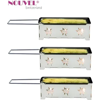 Teelicht Raclettegrill 3 er Set H'eat Cheese ws Nouvel überall Einsetzbar AKTION
