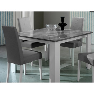 JVmoebel Esstisch Design Esstisch Quadratischer Moderner Tisch Esszimmer Holz Tische (Esstisch) grau
