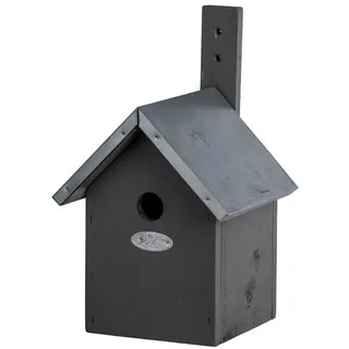 esschert design Nistkasten Nistkasten für Blaumeise Vogelhaus grau Holz L14xT14xH 23,5 cm grau