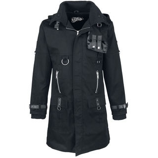 Vixxsin - Gothic Mantel - Eclusion Coat - S bis XL - für Männer - Größe L - schwarz
